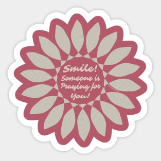 Prayer Flower Sticker